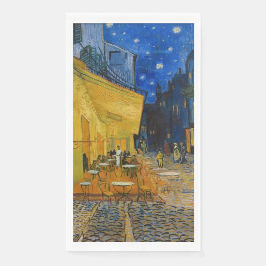 Vincent van Gogh - Cafe Terrace bij nacht Servet (Voorkant)