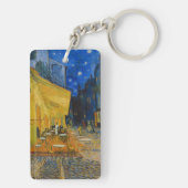 Vincent van Gogh - Cafe Terrace bij nacht Sleutelhanger (achterkant)