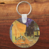 Vincent van Gogh - Cafe Terrace bij nacht Sleutelhanger (Voorkant)
