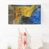 Vincent van Gogh - Cafe Terrace bij nacht Spandoek (Insitu)
