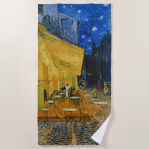 Vincent van Gogh - Cafe Terrace bij nacht Strandlaken