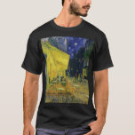 Vincent van Gogh - Cafe Terrace bij nacht T-shirt<br><div class="desc">Vincent van Gogh-Cafe Terrace bij nacht</div>