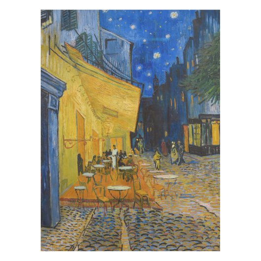 Vincent van Gogh - Cafe Terrace bij nacht Tafelkleed (Voorkant)