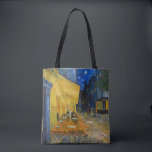 Vincent van Gogh - Cafe Terrace bij nacht Tote Bag<br><div class="desc">Cafe Terrace on the Place du Forum at Night - Vincent van Gogh,  1888</div>