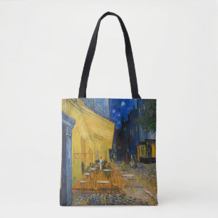 Vincent van Gogh - Cafe Terrace bij nacht Tote Bag