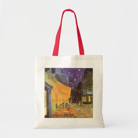 Vincent van Gogh - Cafe Terrace bij nacht Tote Bag (Voorkant)