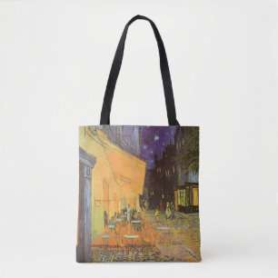 Vincent van Gogh - Cafe Terrace bij nacht Tote Bag