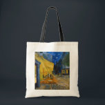 Vincent van Gogh - Cafe Terrace bij nacht Tote Bag<br><div class="desc">Cafe Terrace on the Place du Forum at Night - Vincent van Gogh,  1888</div>