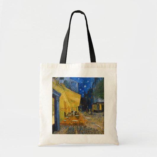 Vincent van Gogh - Cafe Terrace bij nacht Tote Bag (Voorkant)