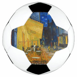 Vincent van Gogh - Cafe Terrace bij nacht Voetbal