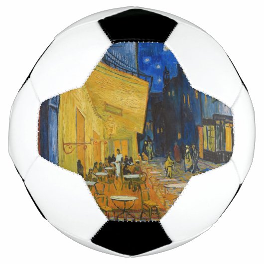 Vincent van Gogh - Cafe Terrace bij nacht Voetbal (Voorkant)