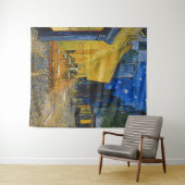 Vincent van Gogh - Cafe Terrace bij nacht Wandkleed (In Situ (horizontaal))