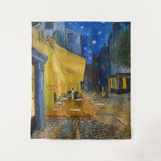 Vincent van Gogh - Cafe Terrace bij nacht Wandkleed (Voorkant)