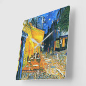 Vincent Van Gogh: Cafe Terrace, famous artwork Vierkante Klok (Hoek)