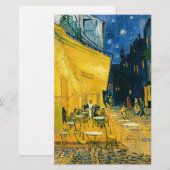Vincent van Gogh | Cafe Terrace, Place du Forum Briefpapier (Voorkant / Achterkant)