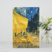 Vincent van Gogh | Cafe Terrace, Place du Forum Briefpapier (Staand voorkant)