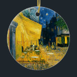Vincent van Gogh | Cafe Terrace, Place du Forum Keramisch Ornament<br><div class="desc">Cafe Terrace,  Place du Forum,  Arles,  1888 (oil on canvas) Gogh,  Vincent van (1853-90) BBC192281 Cafe Terrace,  Place du Forum,  Arles,  1888 (oil on canvas),  Gogh,  Vincent van (1853-9) 0) / Rijksmuseum Kroller-Muller,  Otterlo,  Nederland / The Bridgeman Art Library</div>