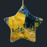 Vincent van Gogh | Cafe Terrace, Place du Forum Keramisch Ornament<br><div class="desc">Cafe Terrace,  Place du Forum,  Arles,  1888 (oil on canvas) Gogh,  Vincent van (1853-90) BBC192281 Cafe Terrace,  Place du Forum,  Arles,  1888 (oil on canvas),  Gogh,  Vincent van (1853-9) 0) / Rijksmuseum Kroller-Muller,  Otterlo,  Nederland / The Bridgeman Art Library</div>