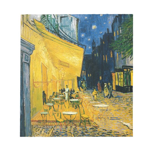Vincent van Gogh | Cafe Terrace, Place du Forum Notitieblok (Voorkant)