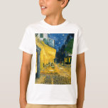 Vincent van Gogh | Cafe Terrace, Place du Forum T-shirt<br><div class="desc">Cafe Terrace,  Place du Forum,  Arles,  1888 (oil on canvas) Gogh,  Vincent van (1853-90) BBC192281 Cafe Terrace,  Place du Forum,  Arles,  1888 (oil on canvas),  Gogh,  Vincent van (1853-9) 0) / Rijksmuseum Kroller-Muller,  Otterlo,  Nederland / The Bridgeman Art Library</div>