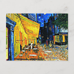 Vincent Van Gogh - Cafe Terrace Post Card Briefkaart