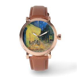 Vincent van Gogh Café Terras 's nachts Horloge