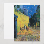 Vincent van Gogh Café Terras 's nachts Kaart (Voorkant / Achterkant)