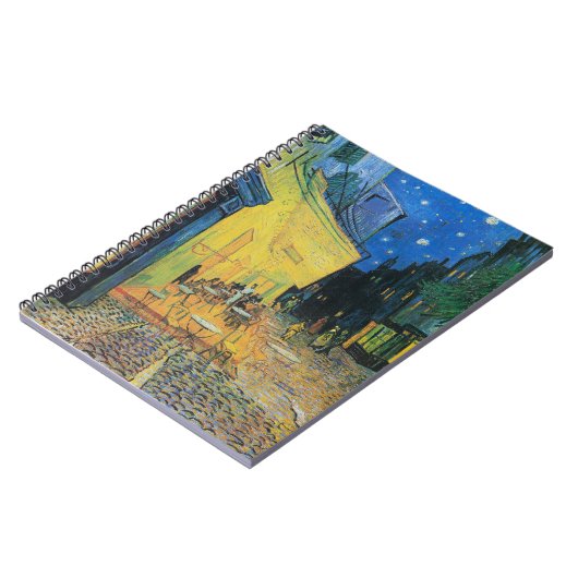 Vincent van Gogh Café Terras 's nachts Notitieboek (Linkerzijde)