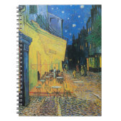 Vincent van Gogh Café Terras 's nachts Notitieboek (Voorkant)
