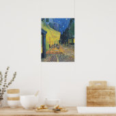 Vincent van Gogh Café Terras 's nachts Poster (Keuken)