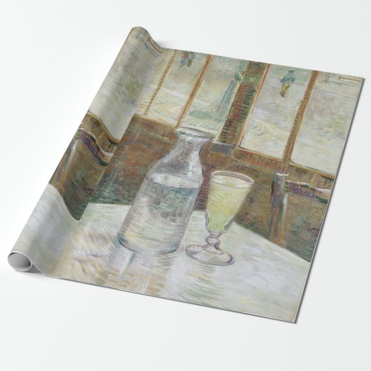 Vincent Van Gogh Cafétafel met Absinthe Cadeaupapier (Uitgerold)