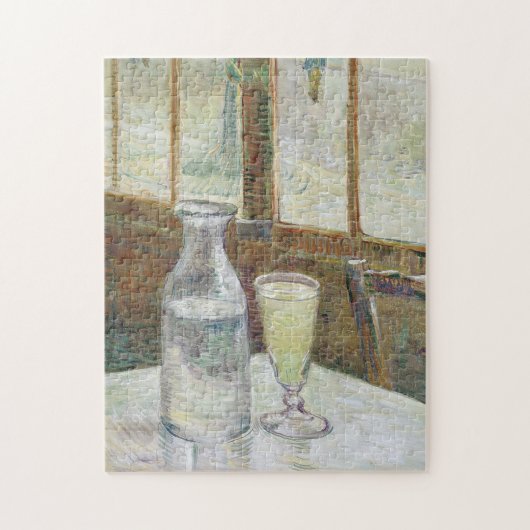 Vincent Van Gogh Cafétafel met Absinthe Legpuzzel (Verticaal)