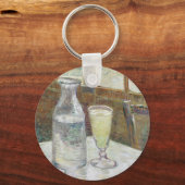 Vincent Van Gogh Cafétafel met Absinthe Sleutelhanger (Voorkant)