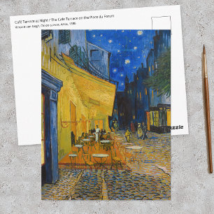 Vincent van Gogh - Caféterras bij nacht Briefkaart