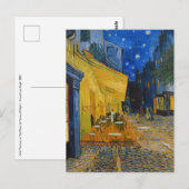 Vincent van Gogh - Caféterras bij nacht Briefkaart (Voorkant / Achterkant)