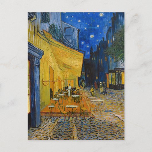 Vincent van Gogh - Caféterras bij nacht Briefkaart (Voorkant)