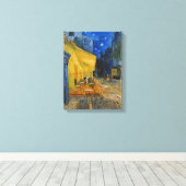 Vincent van Gogh - Caféterras bij nacht Canvas Afdruk (Insitu (Houten vloer))