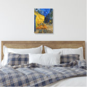 Vincent van Gogh - Caféterras bij nacht Canvas Afdruk (Insitu (Slaapkamer))