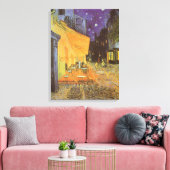 Vincent van Gogh - Caféterras bij Nacht Canvas Afdruk (Insitu (Woonkamer))