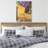 Vincent van Gogh - Caféterras bij Nacht Canvas Afdruk (Insitu (Slaapkamer))