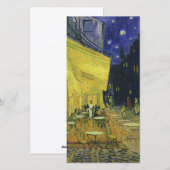Vincent van Gogh - Caféterras bij nacht Feestdagenkaart (Voorkant / Achterkant)
