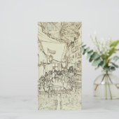 Vincent van Gogh - Cafeterras bij nacht Feestdagenkaart (Staand voorkant)