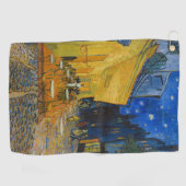 Vincent van Gogh - Caféterras bij nacht Golfhanddoek (Horizontaal)