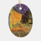 Vincent van Gogh - Caféterras bij nacht Keramisch Ornament (Achterkant)