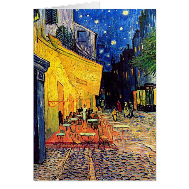 Vincent Van Gogh - Caféterras bij Nacht Kunstschil (Voorkant)