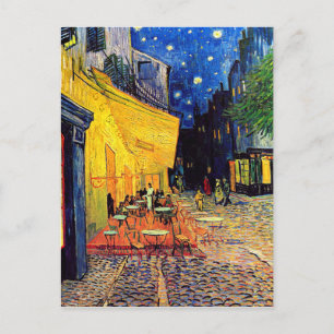 Vincent Van Gogh - Caféterras bij Nacht Kunstschil Briefkaart