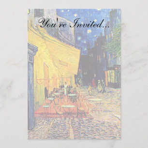 Vincent Van Gogh - Caféterras bij Nacht Kunstschil Kaart