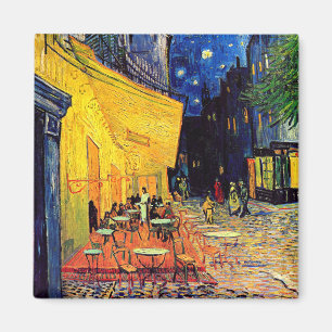Vincent Van Gogh - Caféterras bij Nacht Kunstschil Magneet