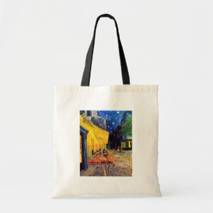 Vincent Van Gogh - Caféterras bij Nacht Kunstschil Tote Bag