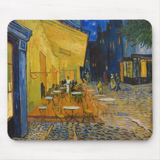 Vincent van Gogh - Caféterras bij Nacht Muismat (Voorkant)